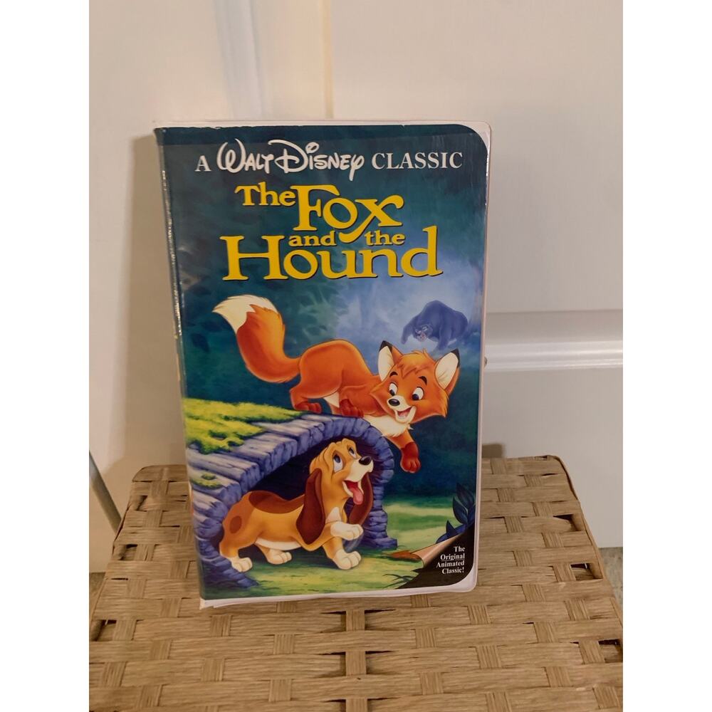 Black Diamond Vintage Disney Classic The Fox And The Hound VHS (RARE 2041)